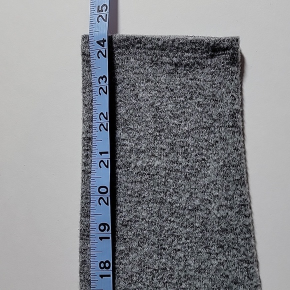 Love Ryan Cardigan Sweater Open Front Longline Duster Longsleeve Soft Gray M - Picture 10 of 10